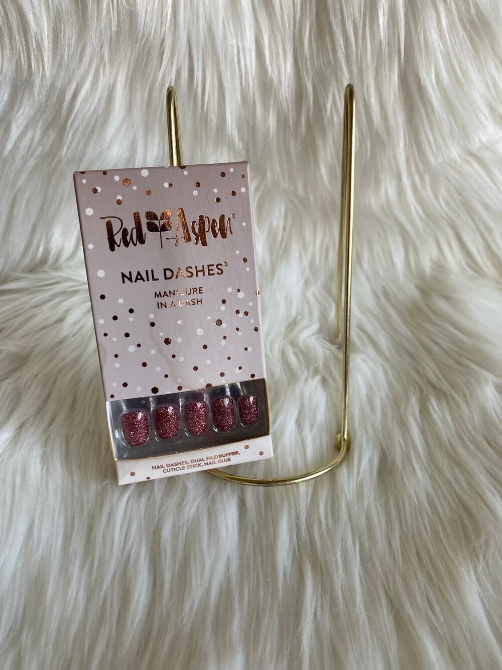 Red Aspen Nail Dashes- Sparkle On, Darling